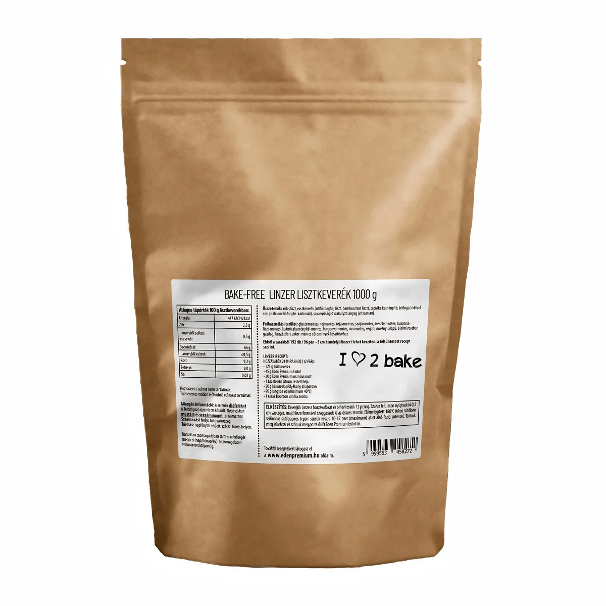 Éden Prémium Bake-Free Linzer Lisztkeverék 1000 g