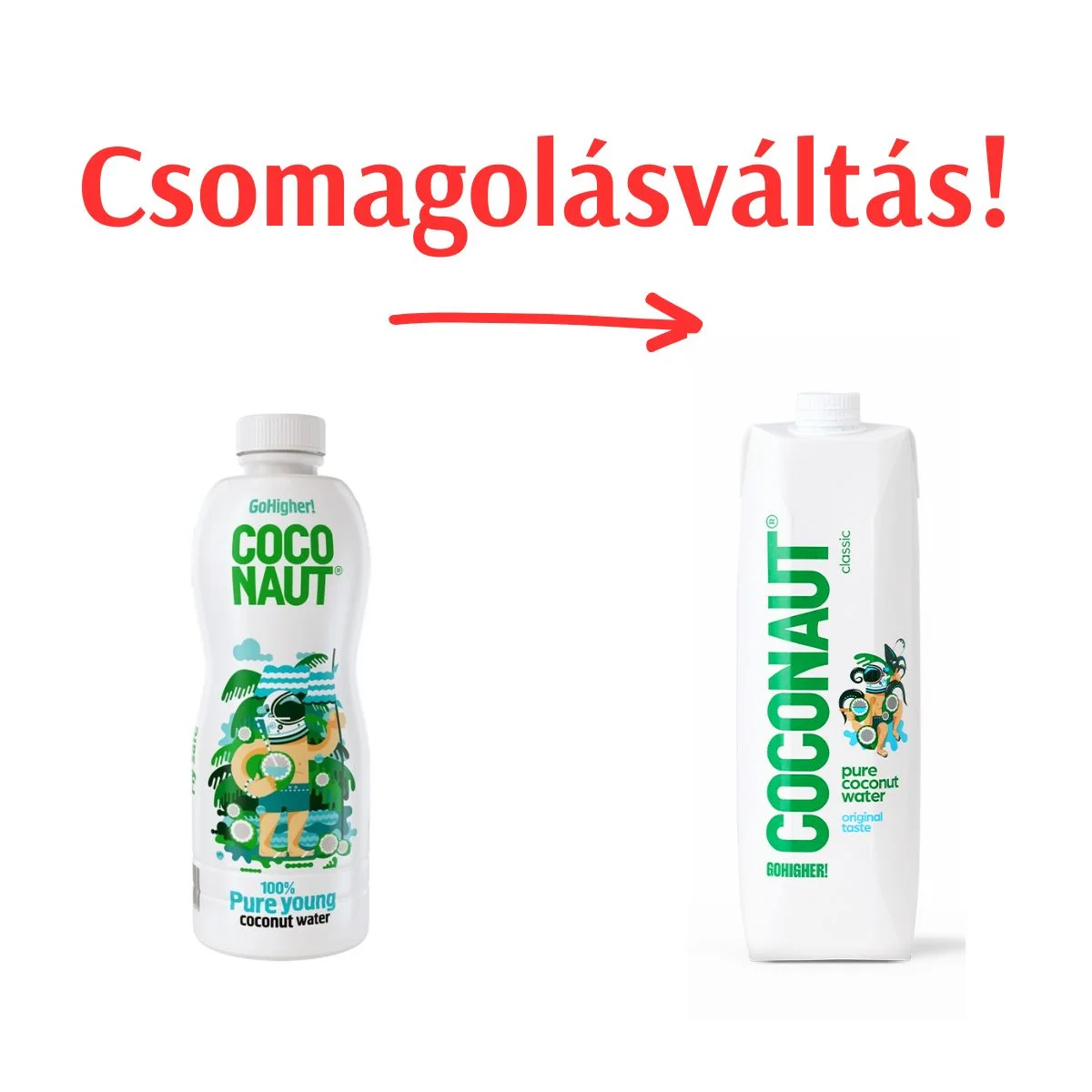 Coconaut 100% Natúr kókuszvíz 1000 ml