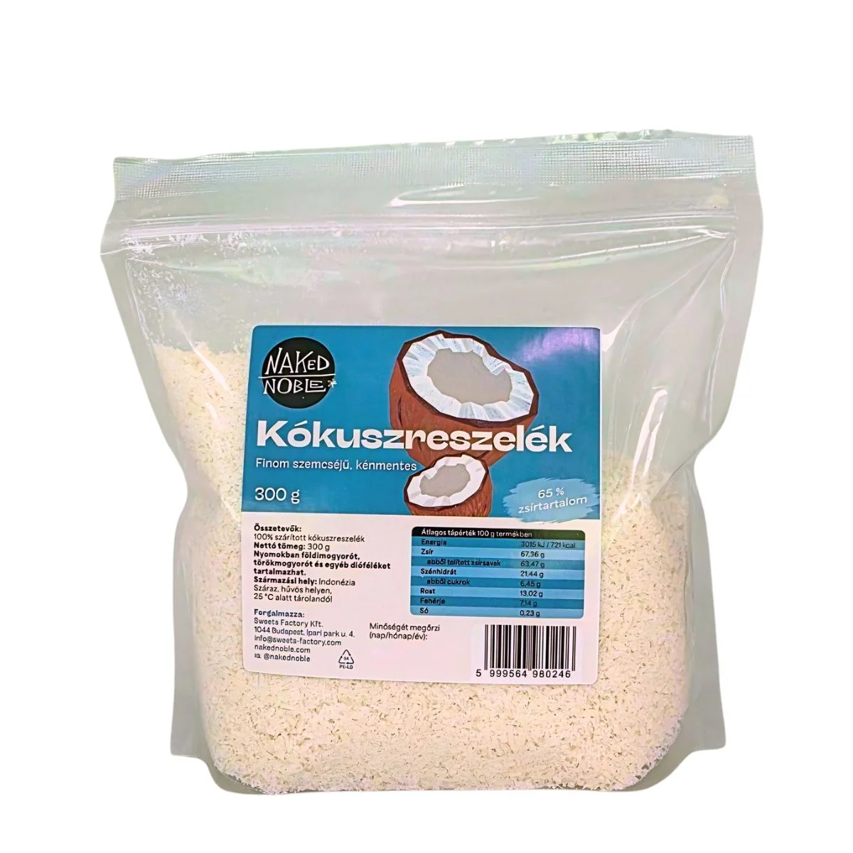 Naked Noble Kókuszreszelék 300 g
