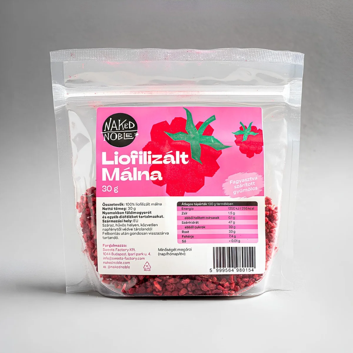 Naked Noble Liofilizált Málna 30 g