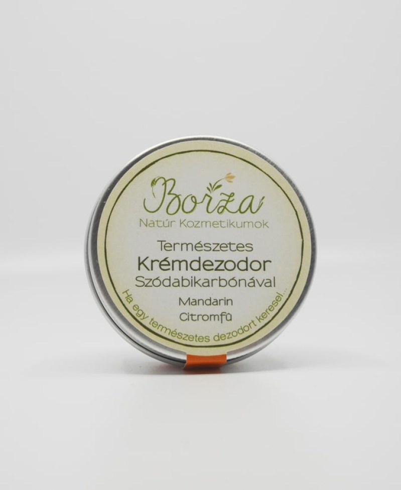 Borza Krémdezodor Szódabikarbóna Mandarin-citromfű 45 ml