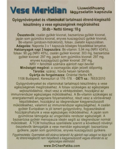 Dr. Chen Vese Meridian Kapszula 30 db