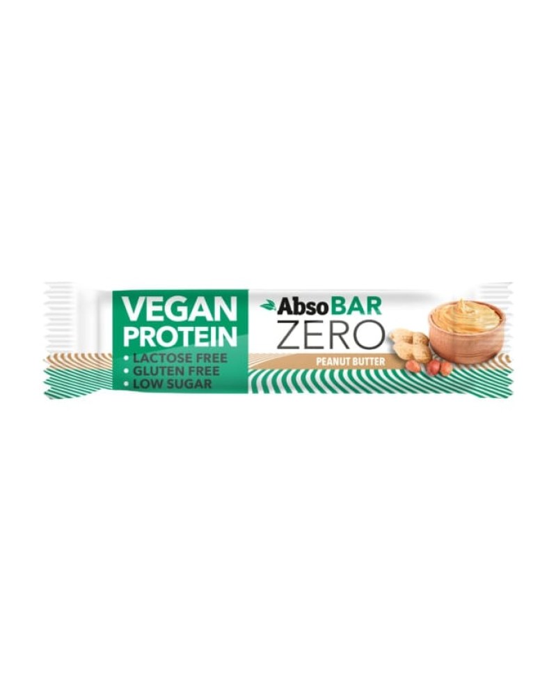 AbsoBar Zero mogyoróvaj ízesítésű fehérje szelet 40 g