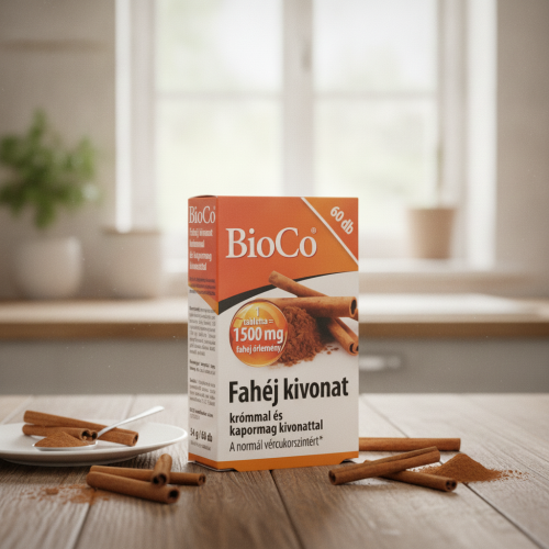 Bioco Fahéj kivonat krómmal + kapormag kivonattal tabletta 60 db