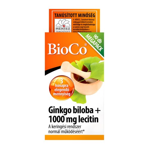 BioCo Ginkgo Biloba + 1000 mg Lecitin Megapack 90 db