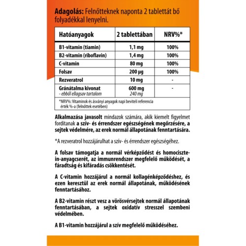 BioCo Gránátalma kivonat tabl. 80 db