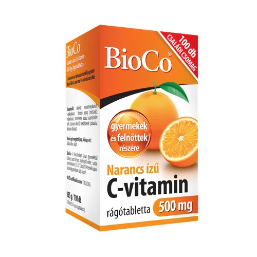Bioco C-vitamin rágótabletta narancsos 100 db