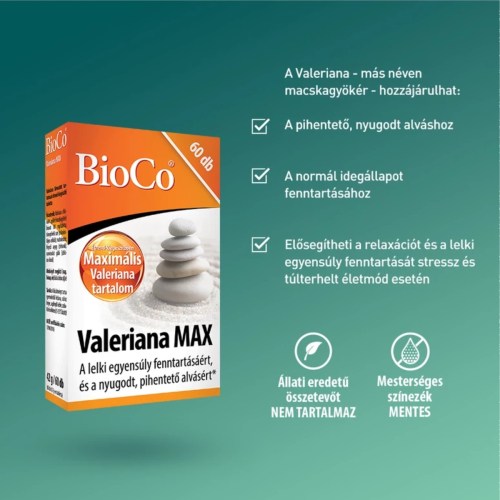 Bioco Valeriana Max Tabletta 60 db