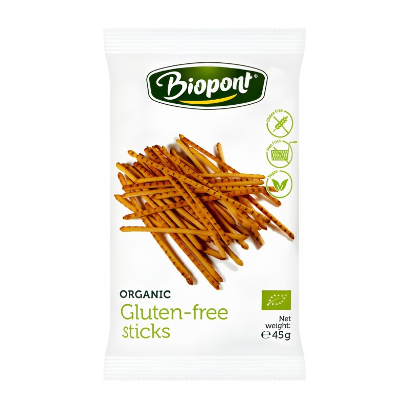 Biopont Bio Gluténmentes Sóspálcika 45 g - Szav. ideje: 2026.11.13.