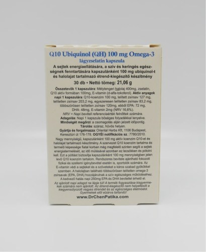Dr. Chen Q10 Ubiquinol+Omega 3 kapszula 30 db