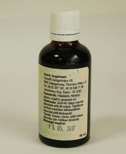 Ezerjófű Feketedió kivonat glicerinnel 50 ml termékkép 3