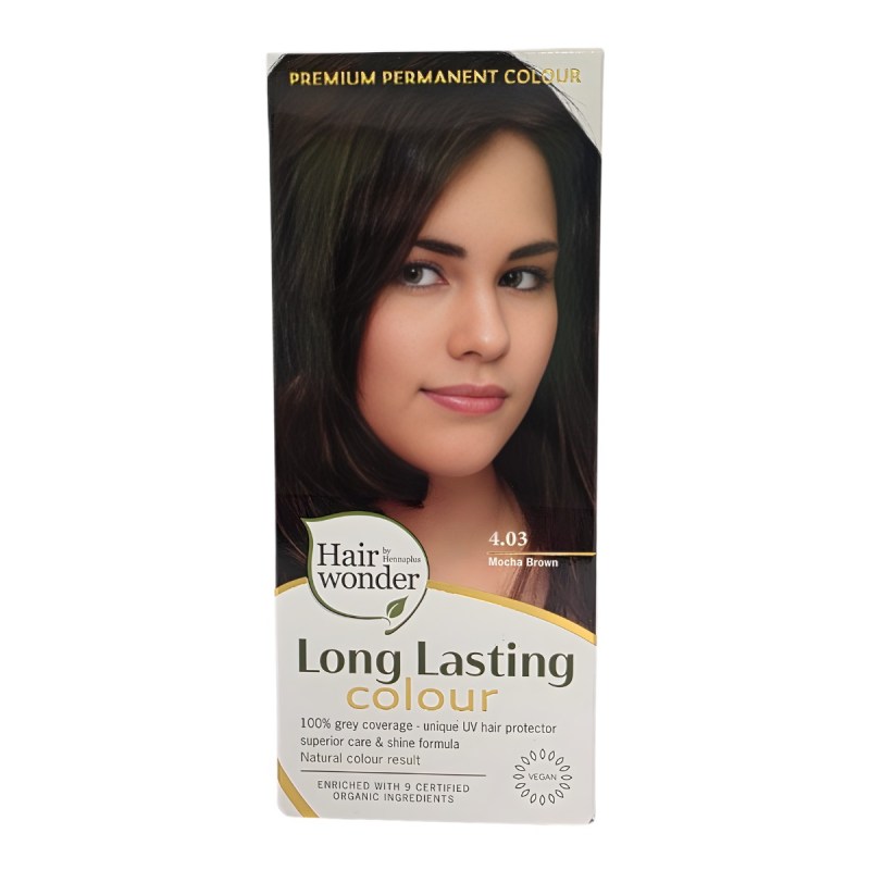 Hairwonder Long Lasting Color 4.03 Mokkabarna hajfesték 100 ml