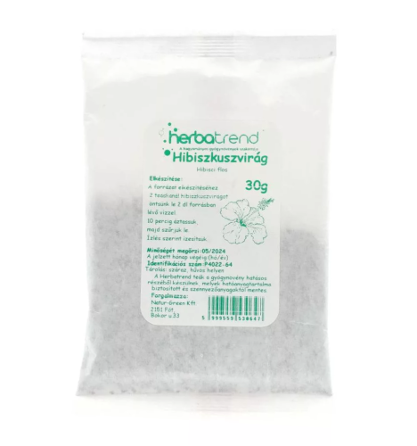 Herbatrend Szálas Zacskós Hibiszkuszvirág tea 30 g