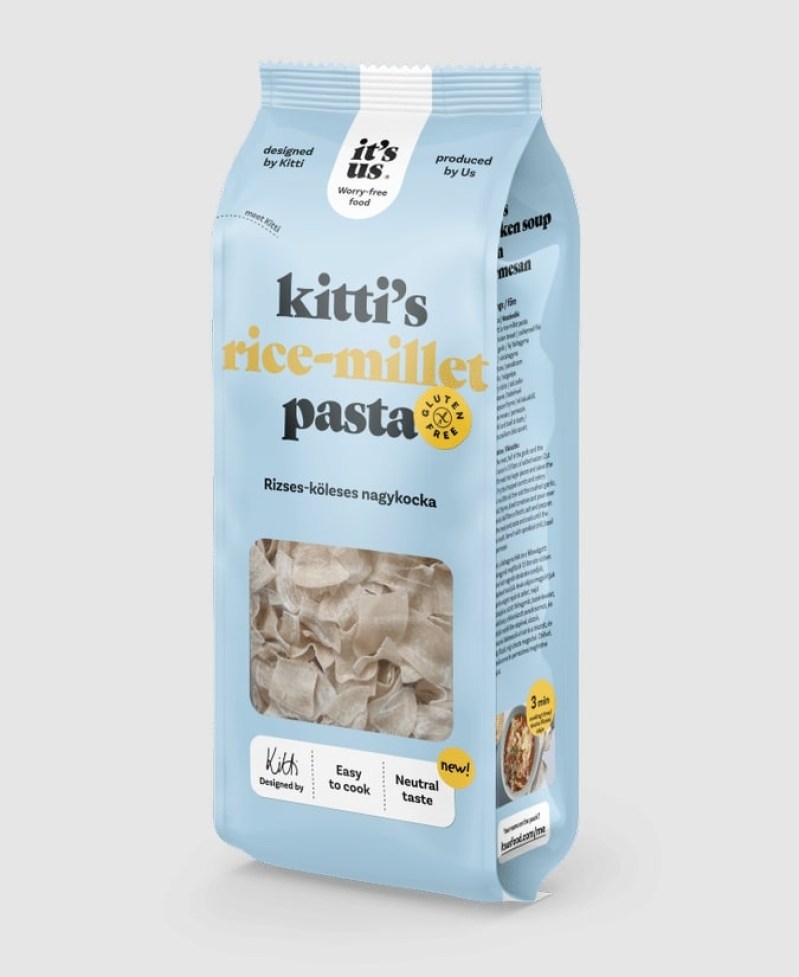 IT's us Kitti's rizses-köles tészta nagykocka 200 g