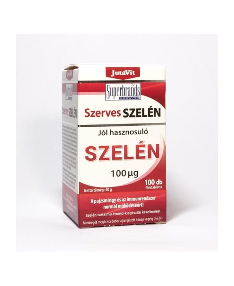 Jutavit Szerves Szelén Tabletta 100 db