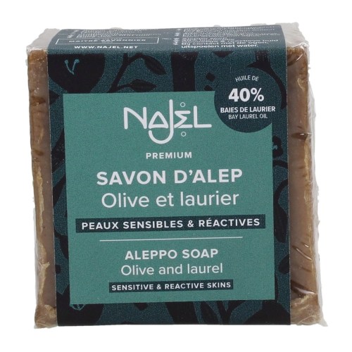 Najel 40 Babérolajos Szíriai Színszappan lúgmentes 185 g