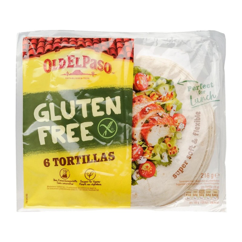 Old El Paso Gluténmentes Tortilla lap 6 db 
