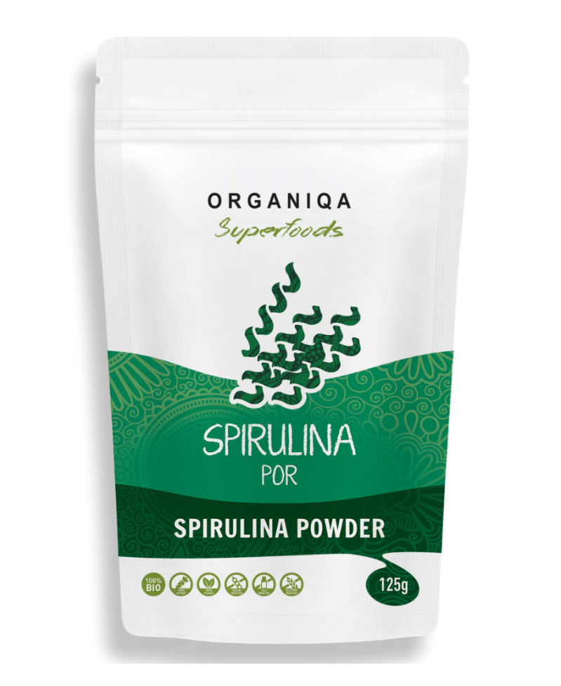 Organiqa Bio Spirulina por 125 g - 100% bio mikroalga