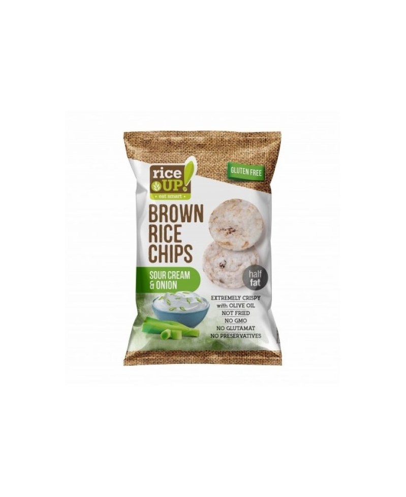 Rice Up Hagymás-Tejfölös Rizs Chips 60 g 