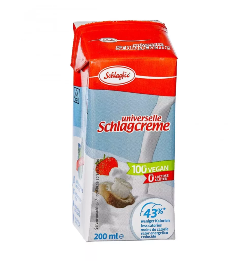 Schlagfix Vegán Habkrém 200 ml 