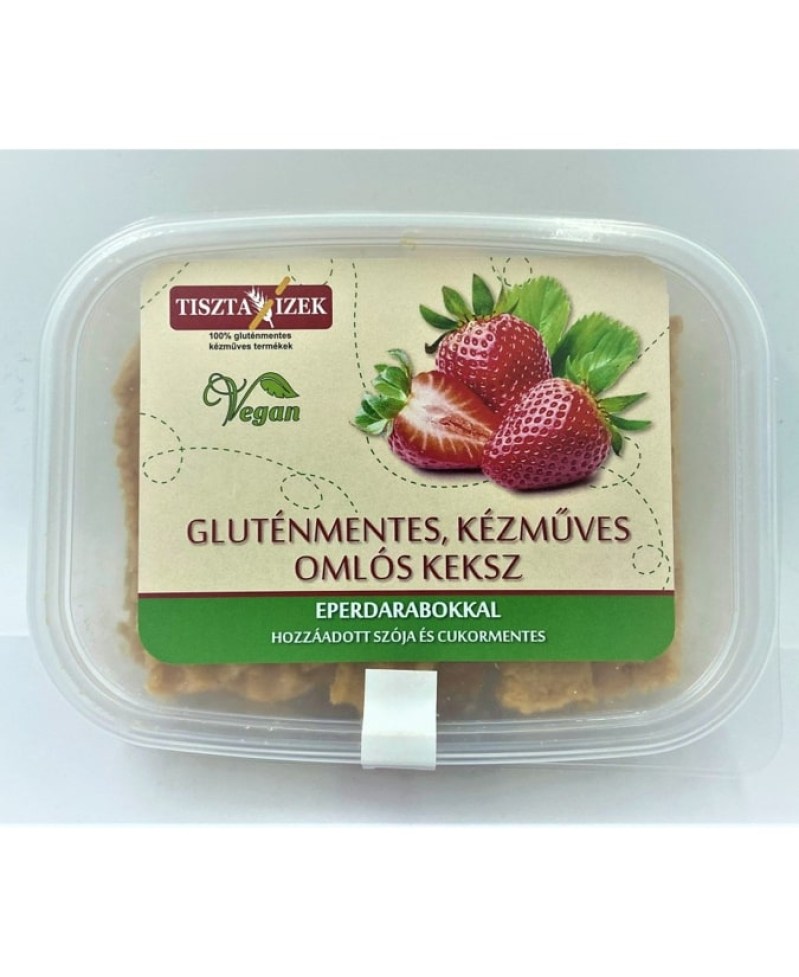 Tiszta Ízek Gluténmentes Epres keksz 180 g