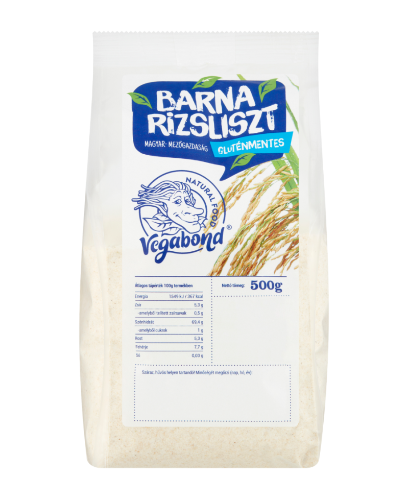 Vegabond barna rizsliszt 500 g 