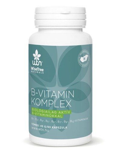 Wise Tree Naturals WTN B-vitamin Aktív Komplex kapszula 60 db