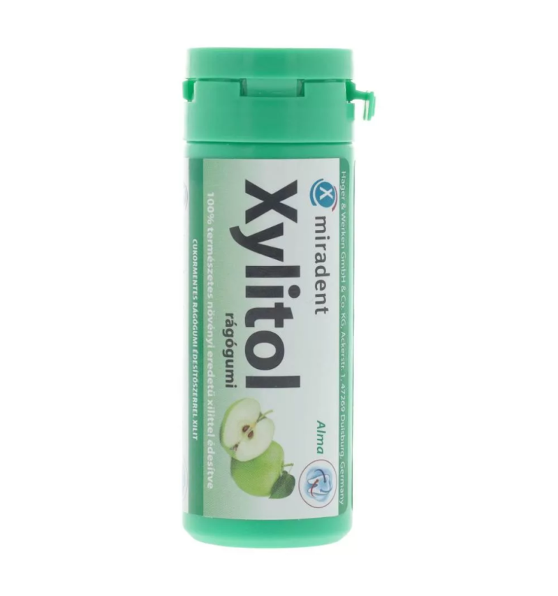 Miradent Xylitol Rágógumi Kids Alma 30 db