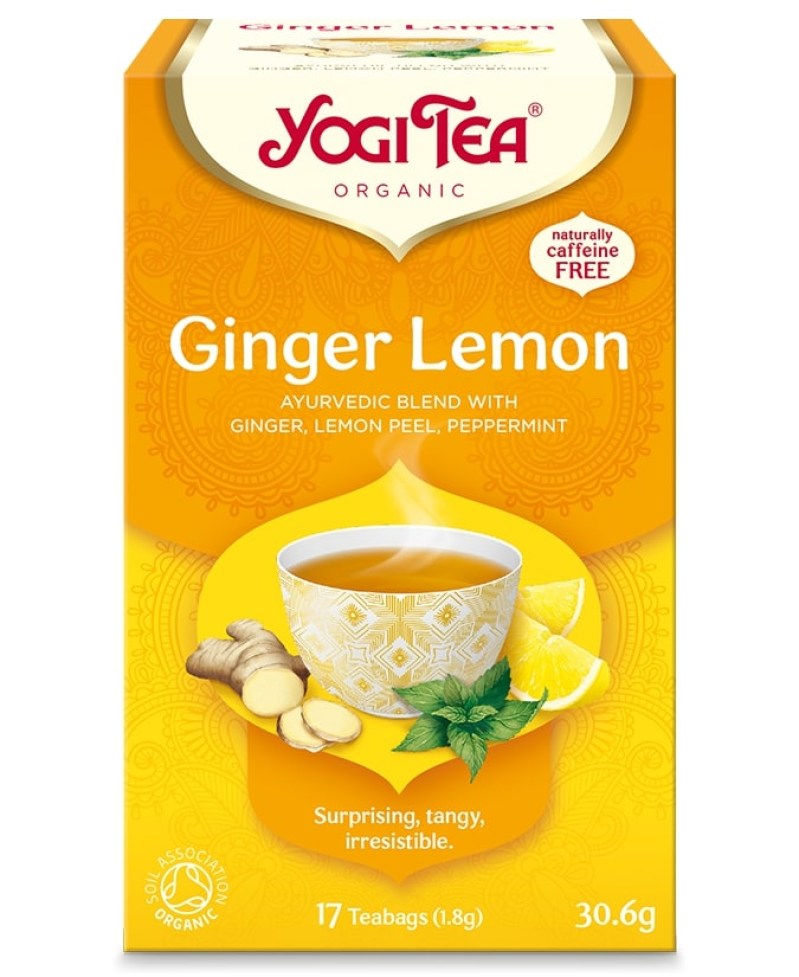 Yogi Tea Citromos gyömbér bio 17 db